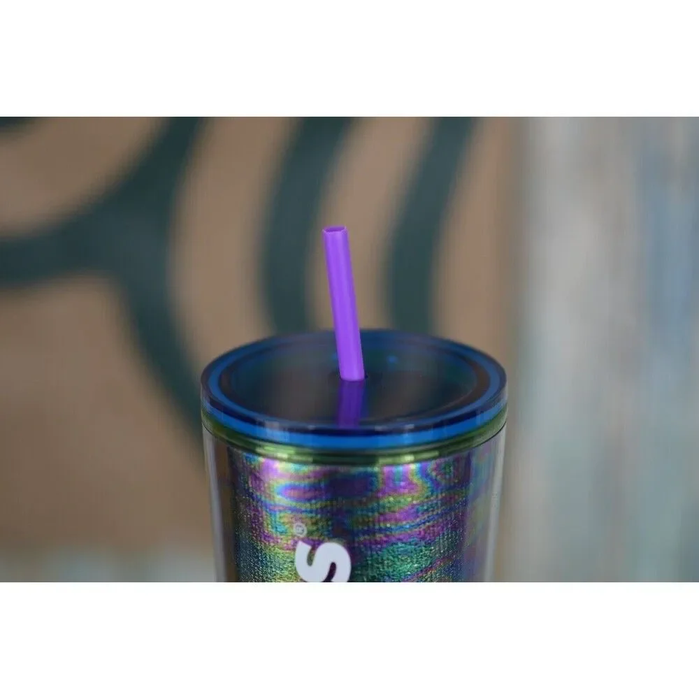 Starbucks Multi-Color Oil Iridescent Sparkle Venti 24oz Cold Cup